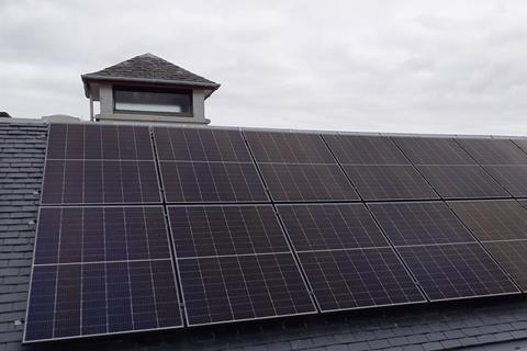 Image to accompany press release - solar panels