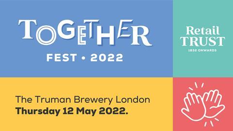 Together Fest event banner with date