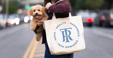 Retail Trust tote bag, Hope Health and Happiness